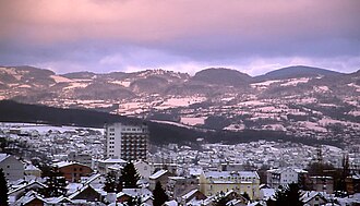 Panorama Gornjeg Milanovca zimi