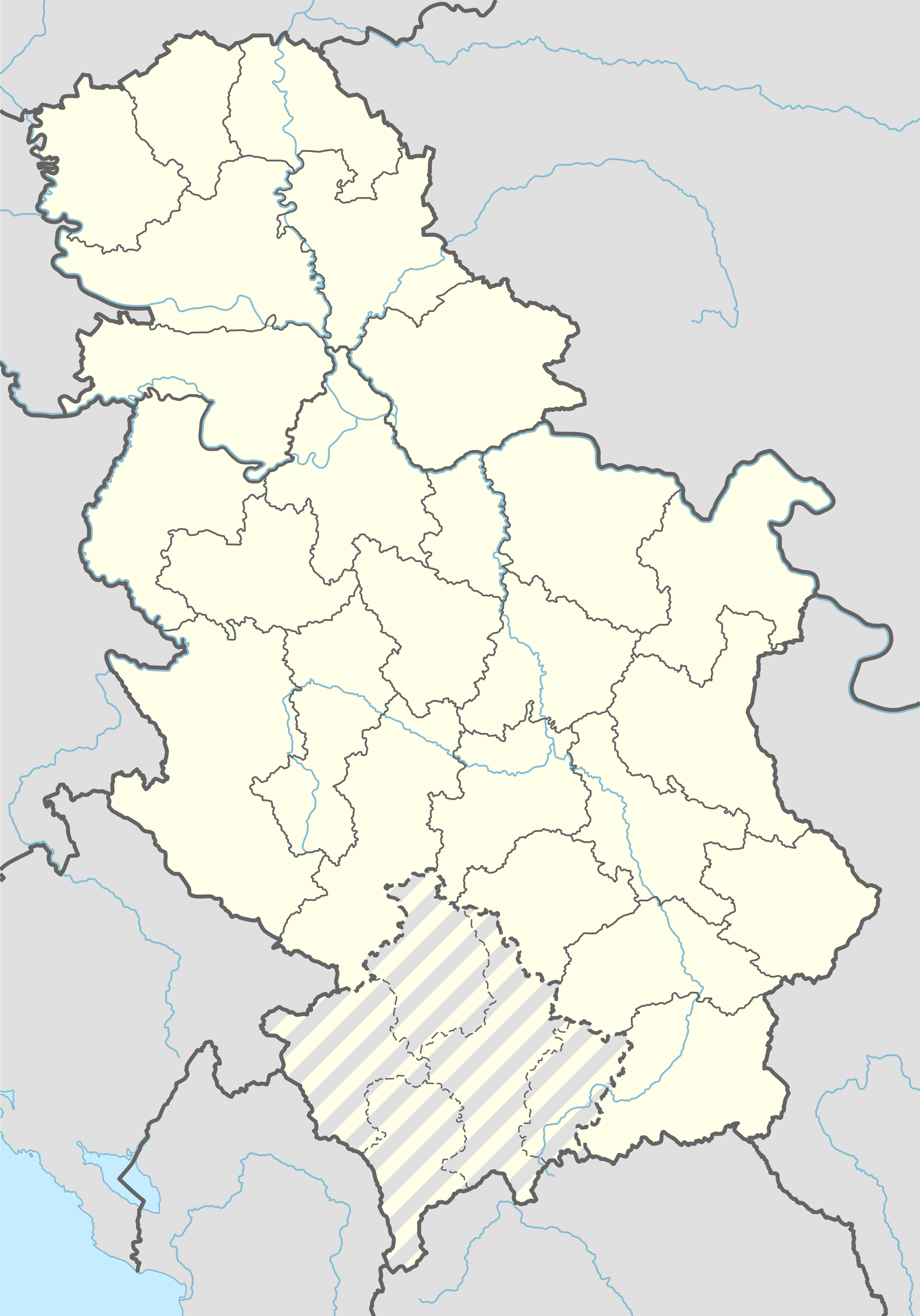 Lokacijska karta Srbija