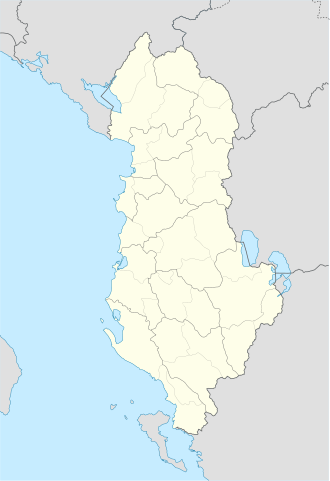 Pult na zemljovidu Albanija