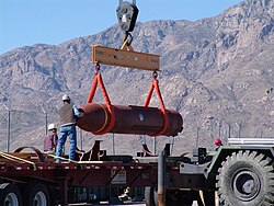 MOP na istovaranju prije prvog živog pokusa, 2007.