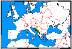 Rasprostranjenost dinarskog voluhara
