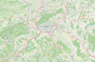 Križ Brdovečki na zemljovidu Zagrebačka županija
