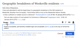 Reply tool improved with edit tool buttons