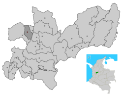 Općine u departmanu Caldas