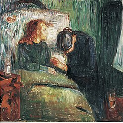 Edvard Munch, Bolesno dijete, 1907.