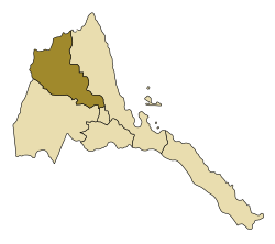 Položaj regije u Eritreji