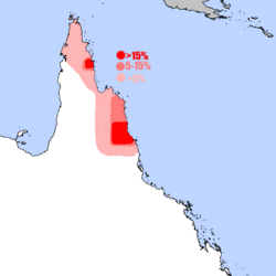 Rasprostranjenost u Australiji