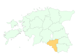 Lokacija okurga Valgamaa