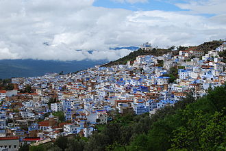 Pogled na plavi grad Chefchaouen