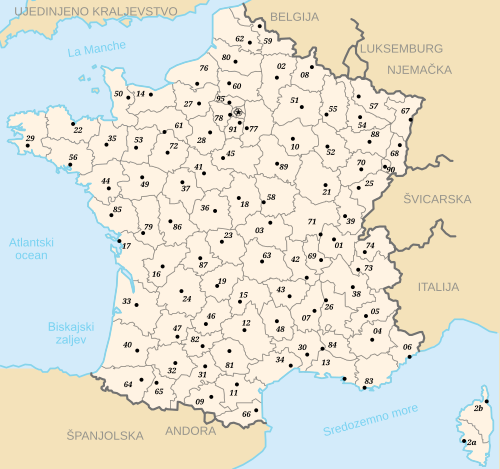 Francuske regije i departmani