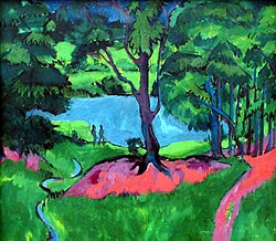Ernst Ludwig Kirchner, Češko jezero, 1911.