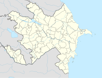 Baku na zemljovidu Azerbajdžan
