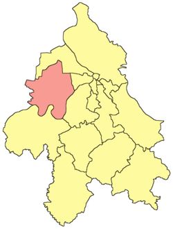 Položaj općine Surčin u Gradu Beogradu