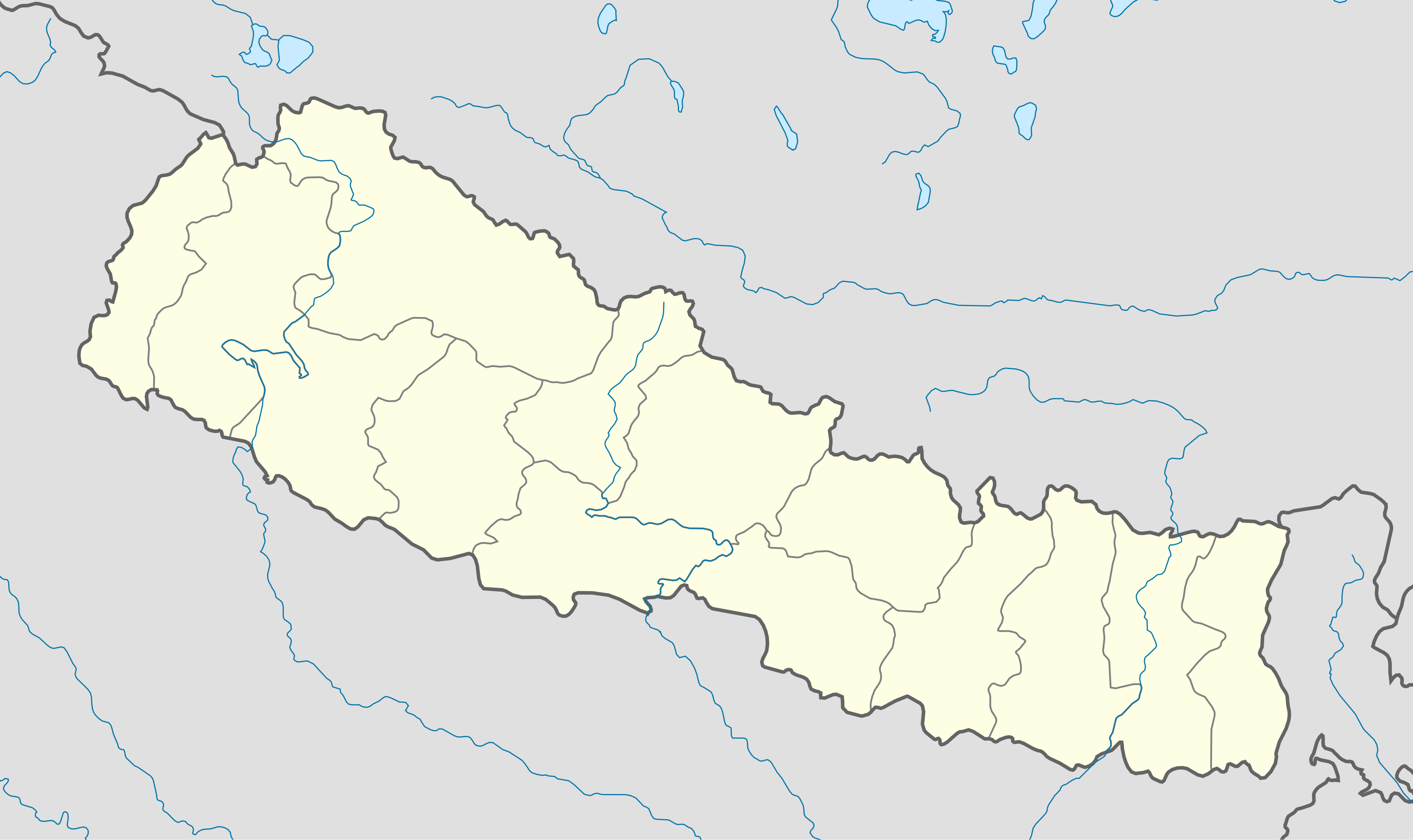 BWA na zemljovidu Nepal