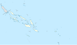 Zračna luka Santa Ana na zemljovidu Salomonski Otoci