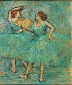 Edgar Degas, Dvije plesačice, oko 1905.