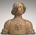 Giuliano de' Medici - Andrea del Verrocchio (terakota, 1475. - 85.)