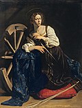 Caravaggio: Sv. Katarina (1595.-1596.)