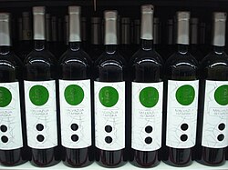 Boce malvazije istarske iz jedne od istarskih vinarija