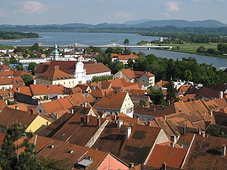 Pogled na Ptuj i Ptujsko jezero
