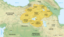 Lokacija Kraljevine Armenije
