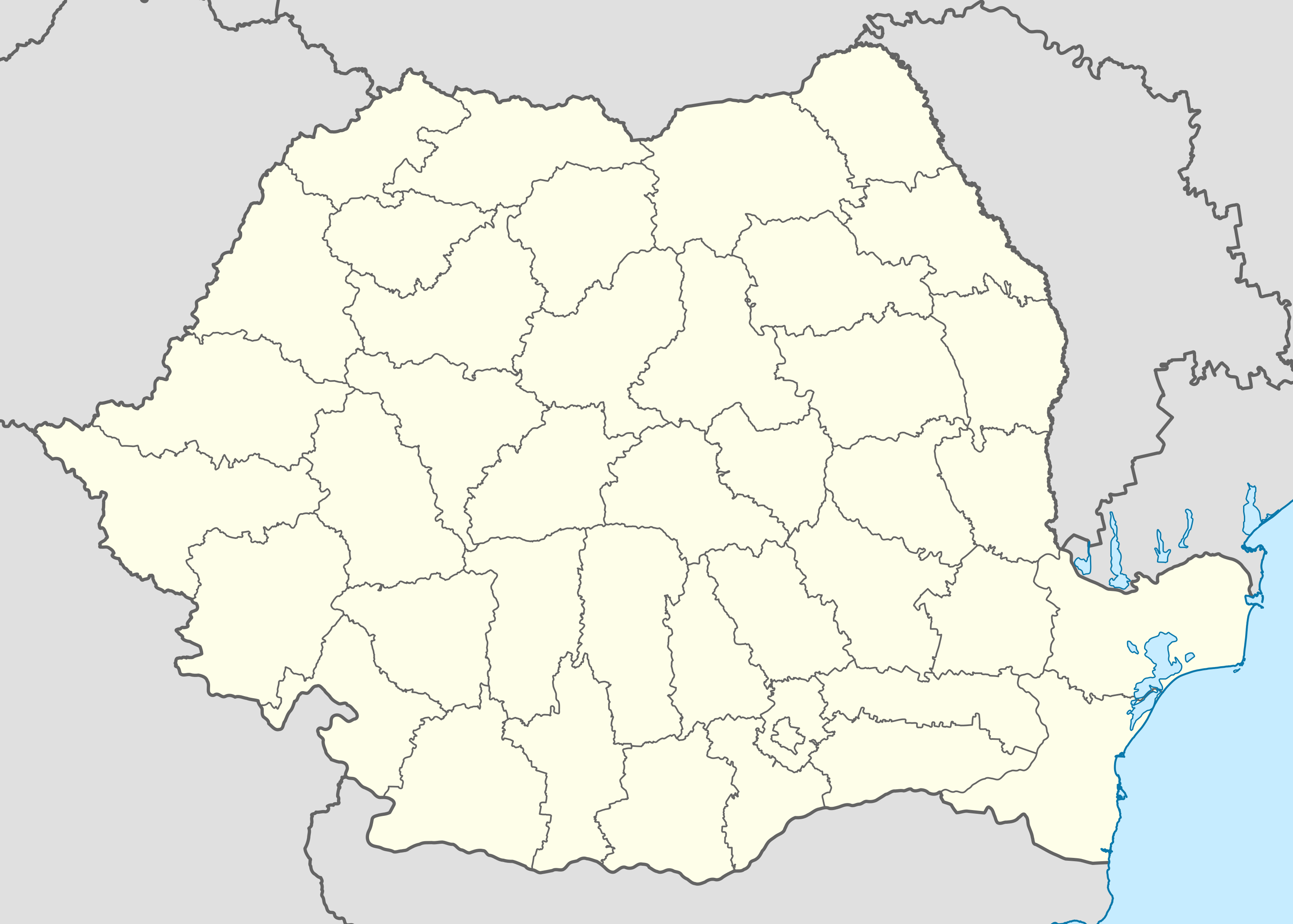 Cluj-Napoca na zemljovidu Rumunjska