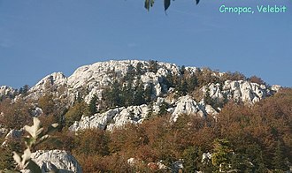 Crnopac, Južni Velebit, pogled sa skloništa