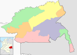 Općine u departmanu Guainía