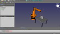 Slika Robotska ruka FreeCAD