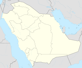 Abha na zemljovidu Saudijske Arabije