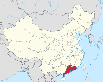 Shantou se nalazi u provinciji Guangdong