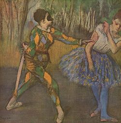 Edgar Degas, Harlekini balerina
