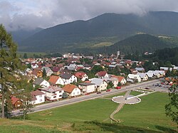 Pogled na naselja s kipa J. Jánošíka