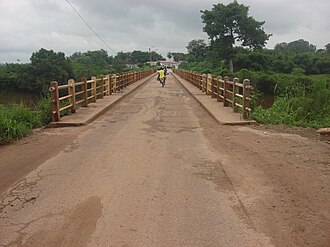 Guiglo, most na rijeci Nzo