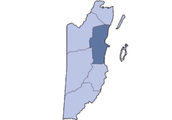 Položaj provincije u Belizeu