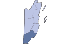 Položaj provincije u Belizeu