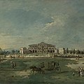 Villa Loredan del Timpano Arcuato, Francesco Guardi, National Gallery, London