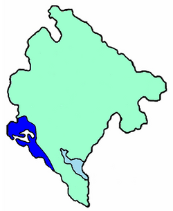 Područje biskupije, tamnoplava